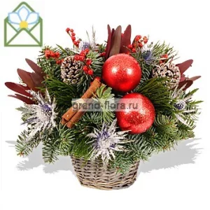 Корзинка новогоднего счастья